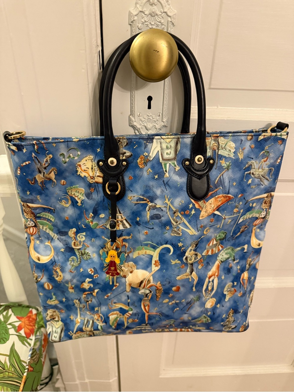Piero Guidi Magic Circus Chérie Anita Tote - NWOT